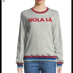 TRINA TURK “HOLA LA” SWEATSHIRT XL